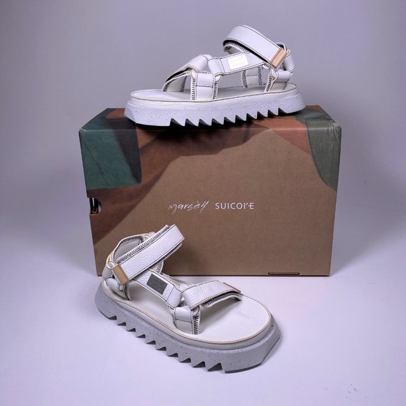 MARSELL x SUICOKE White 'Depa' Sandals size 38 NWB - Picture 8 of 8